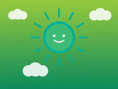 Cartoon Sun Illustration 2 (AI-generated)