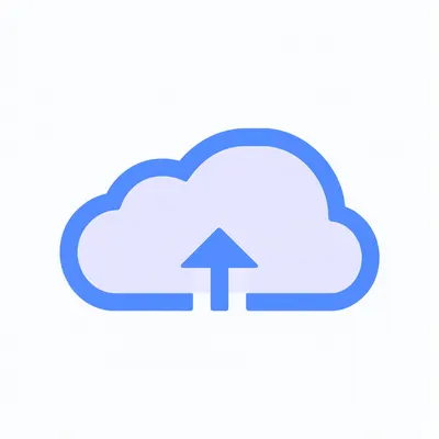 Cloud Storage Icon (AI-generated)