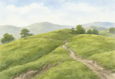 Green Rolling Hills 2 (AI-generated)