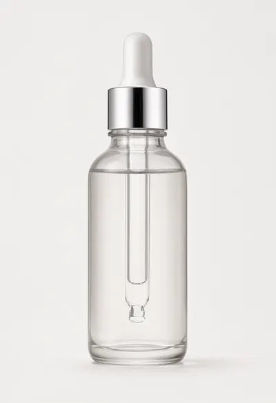 Clear Glass Dropper Bottle Mockup