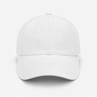 Plain White Baseball Cap Mockup