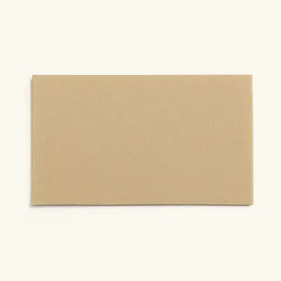 Plain Brown Rectangular Board on Beige Background