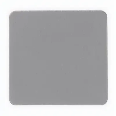Gray Fabric Mouse Pad on White Background