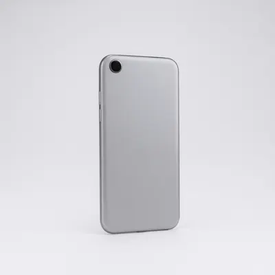 Minimal Silver Smartphone Rear View