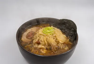 Minimalist Studio Shot of a Ramen Bowl (AI-generated)