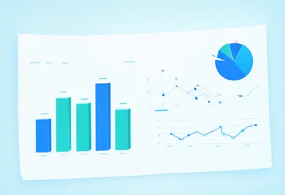 Flat Vector Data Analytics Illustration (AI-generated)