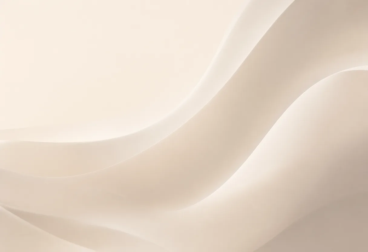 Minimal beige abstract waves background with soft lighting (AI-generated)
