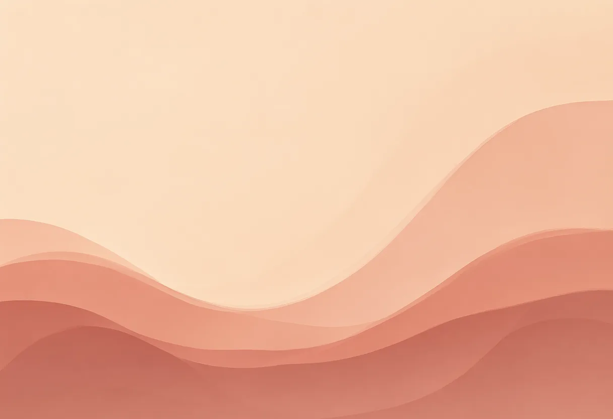Dusty rose and terracotta abstract waves background (AI-generated)
