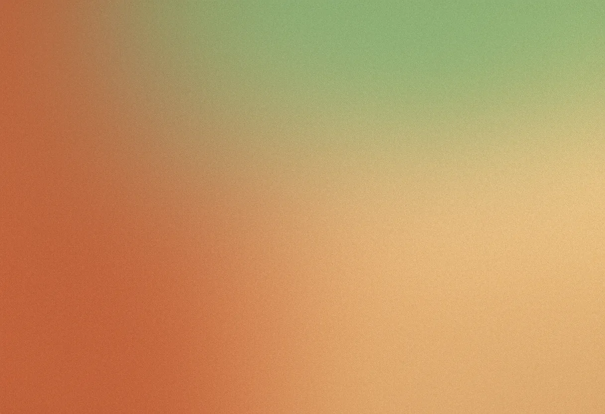 Terracotta and sage grainy gradient background (AI-generated)