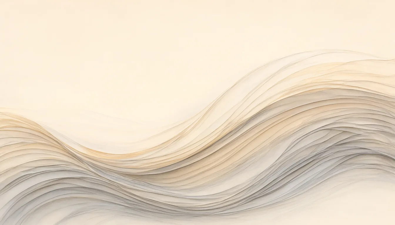 Charcoal and beige minimal line waves (AI-generated)
