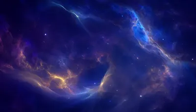 Cosmic Nebula Gradient Wallpaper (AI-generated)
