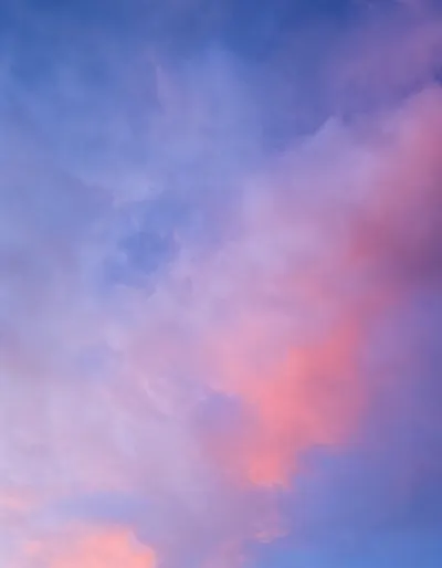 Dusty Blue and Lavender Dreamy Gradient (AI-generated)