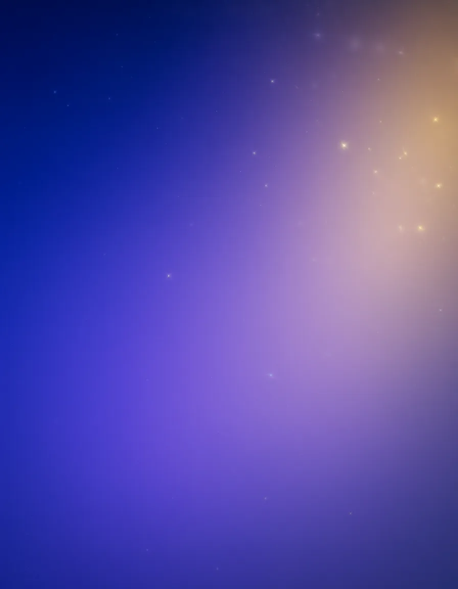Abstract pastel nebula gradient with glowing stars (AI-generated)