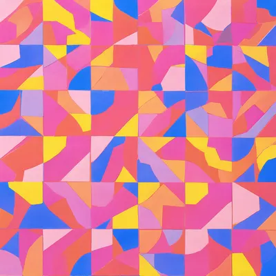 Memphis Geometric Pattern (AI-generated)