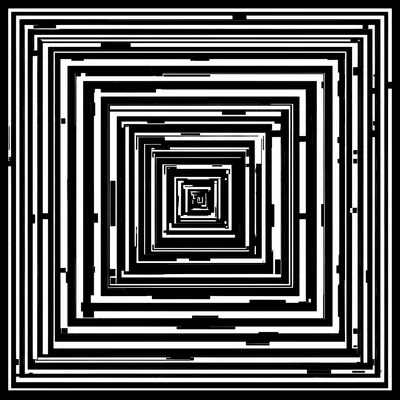 Op-Art Concentric Squares (AI-generated)