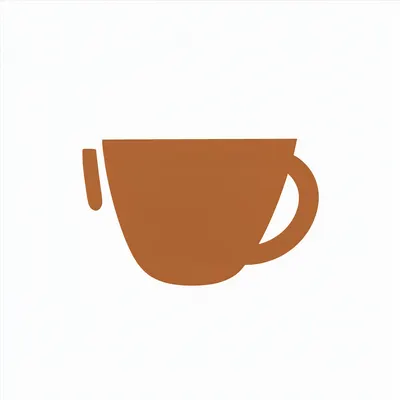 Minimal Coffee Cup Icon (AI-generated)