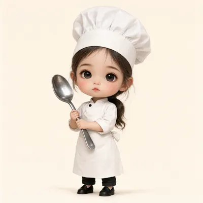 Chibi Chef Girl (AI-generated)