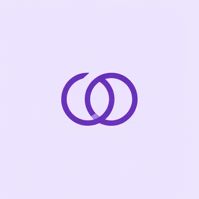 Interlocking Rings Logo Mark (AI-generated)