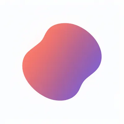 Gradient Blob Logo Mark (AI-generated)
