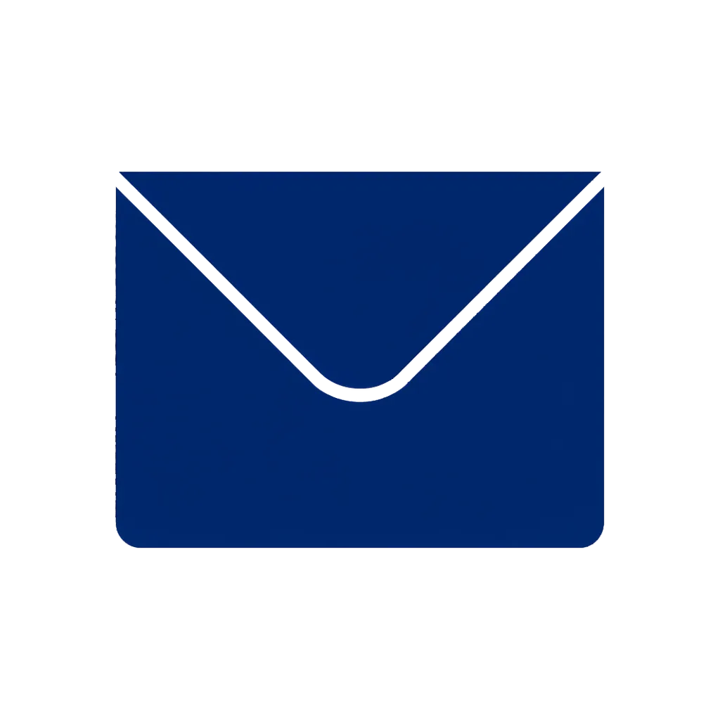 Flat interface icon of an envelope (AI-generated)