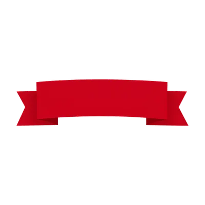 Ribbon Banner Element (AI-generated)