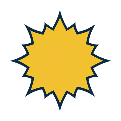 Comic Burst Badge Element (AI-generated)