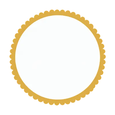 Decorative Round Frame (AI-generated)