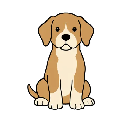 Dog Cartoon Element (AI-generated)
