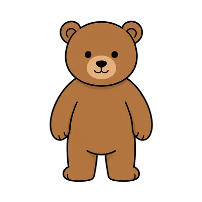 Bear Cartoon Element (AI-generated)