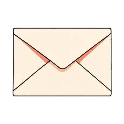 Envelope Cartoon Element (AI-generated)