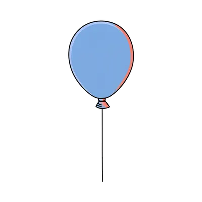 Balloon Cartoon Element (AI-generated)