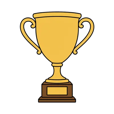 Trophy Cartoon Element (AI-generated)