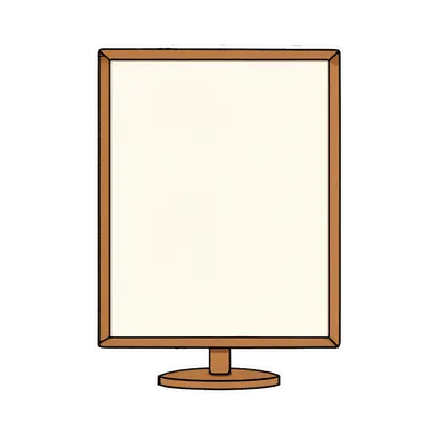 Picture Frame Cartoon Element (AI-generated)