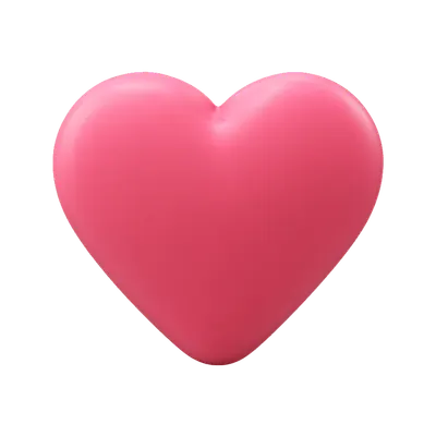 3D Heart Icon