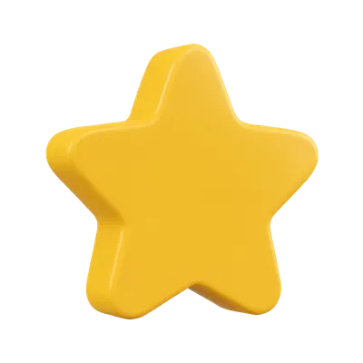 3D Star Icon