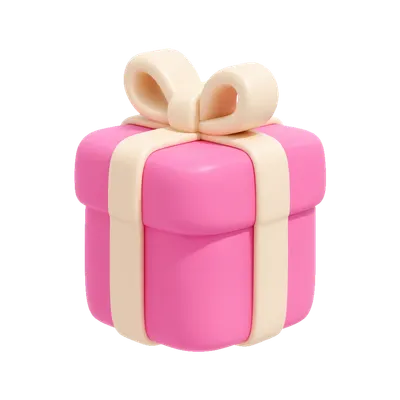 3D Gift Box Icon
