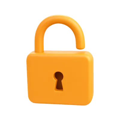 3D Lock Icon