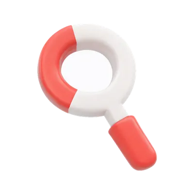 3D Magnifier Icon