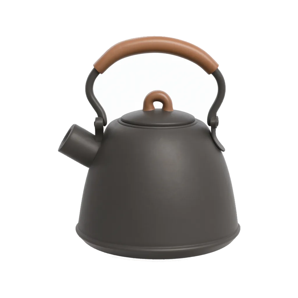 3D render of a stovetop kettle