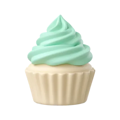3D Cupcake Object