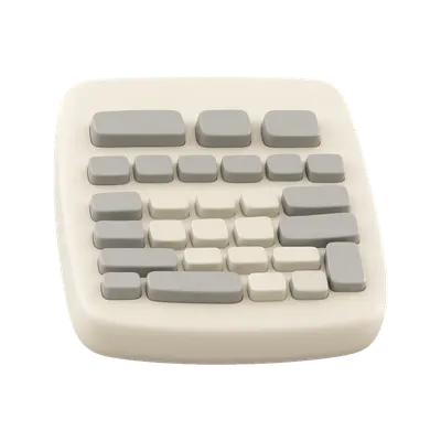 3D Keyboard Object