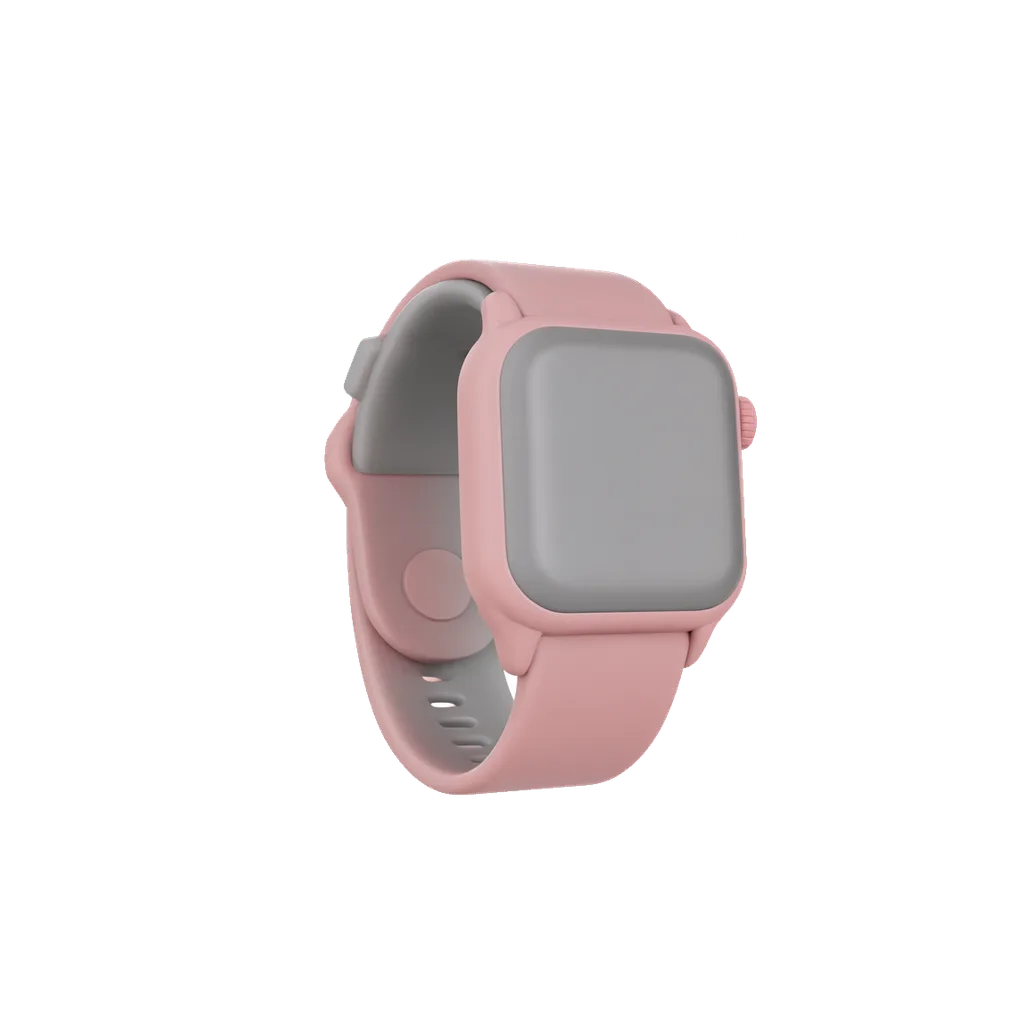 3D render of a smartwatch with a strap