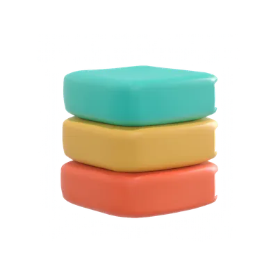 3D Book Stack Object