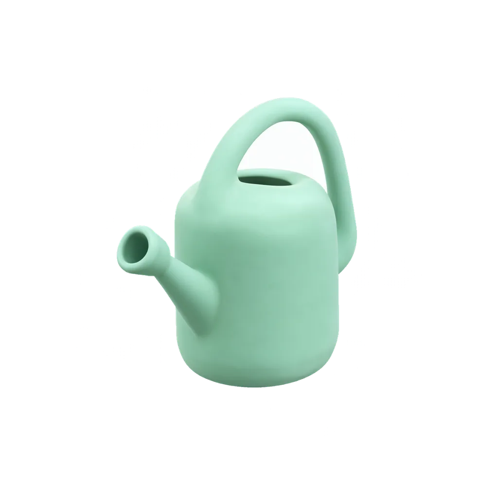 3D render of a watering can with a spout