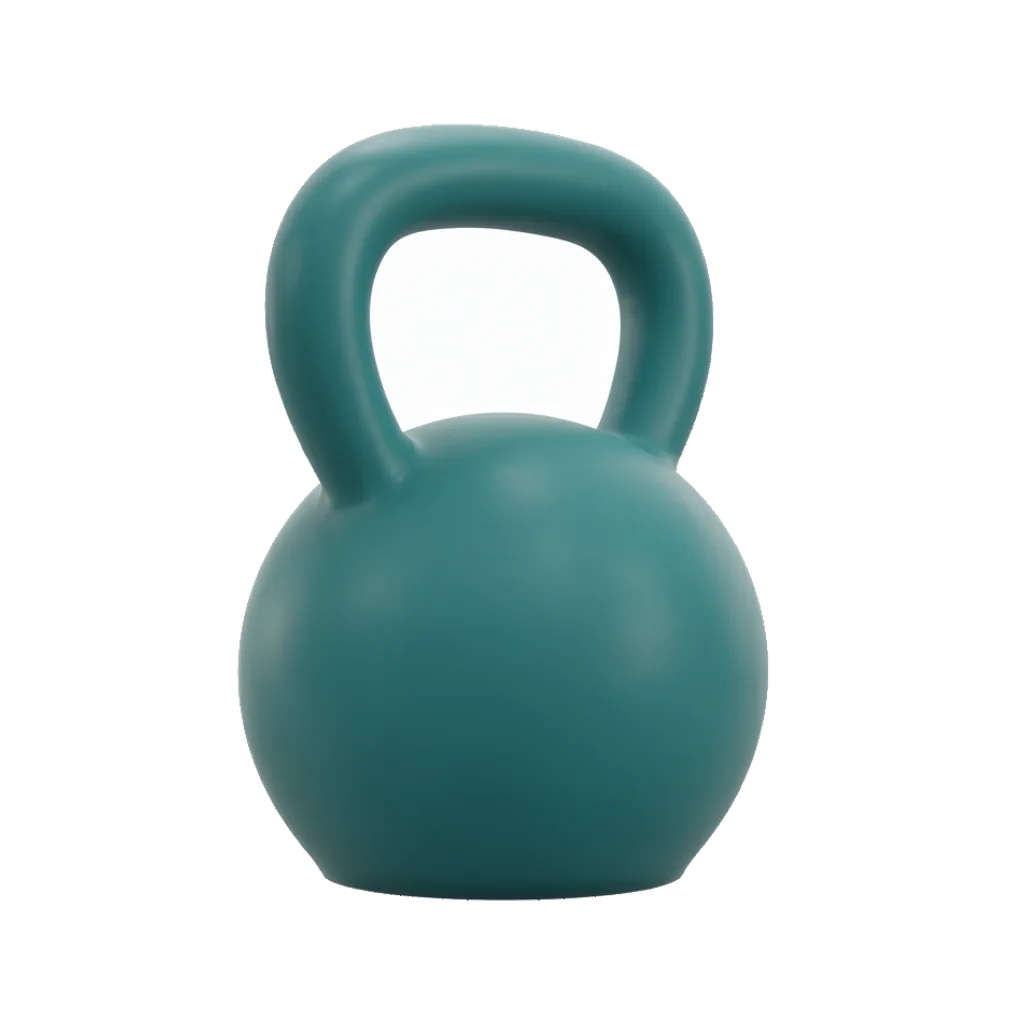 3D render of a kettlebell