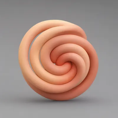 3D Abstract Spiral Coil