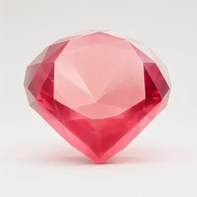 3D Abstract Faceted Crystal