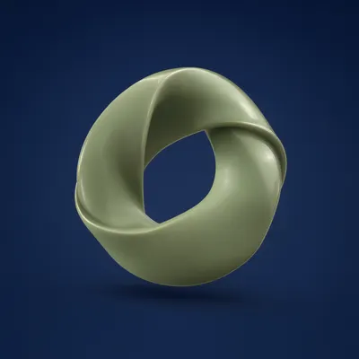 3D Abstract Mobius Band
