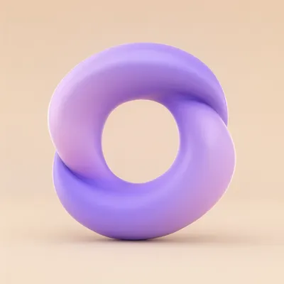 3D Abstract Donut Twist