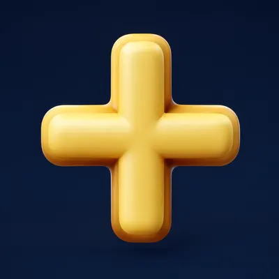 3D Abstract Soft Cross